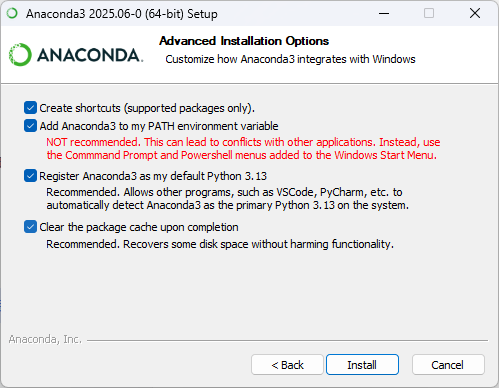 conda-windows-options