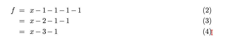 Multi-line Numbering Effect